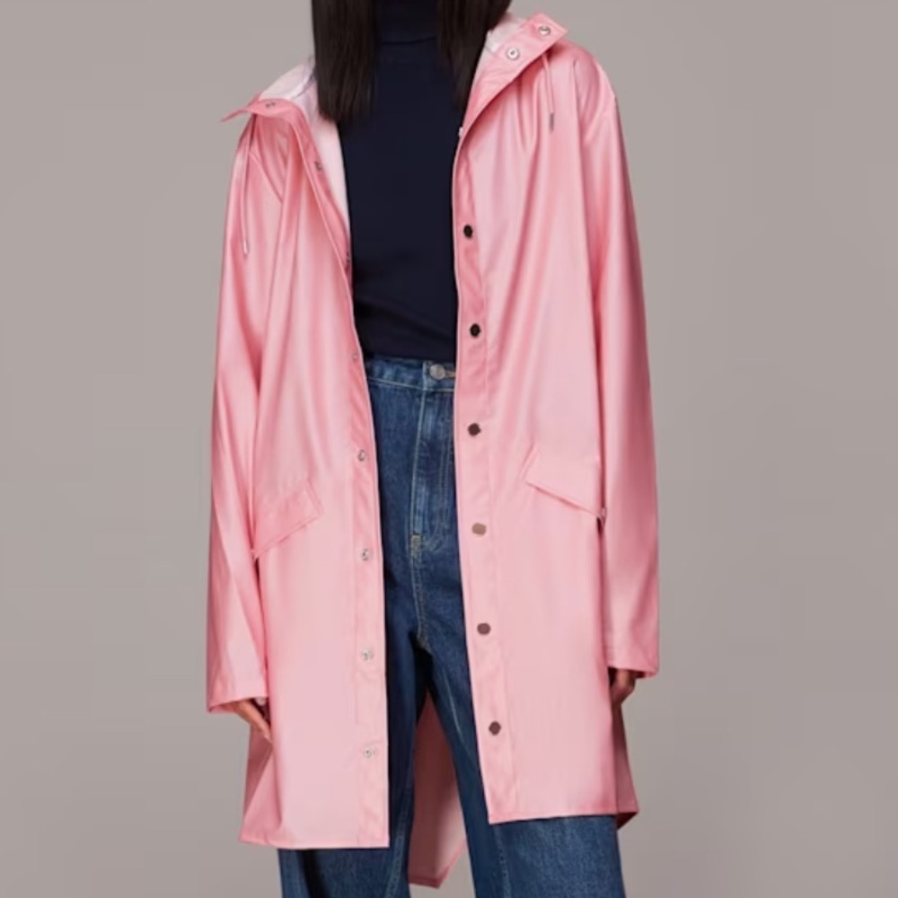 Pink Rains Unisex Long Jacket - Picture 5 of 15